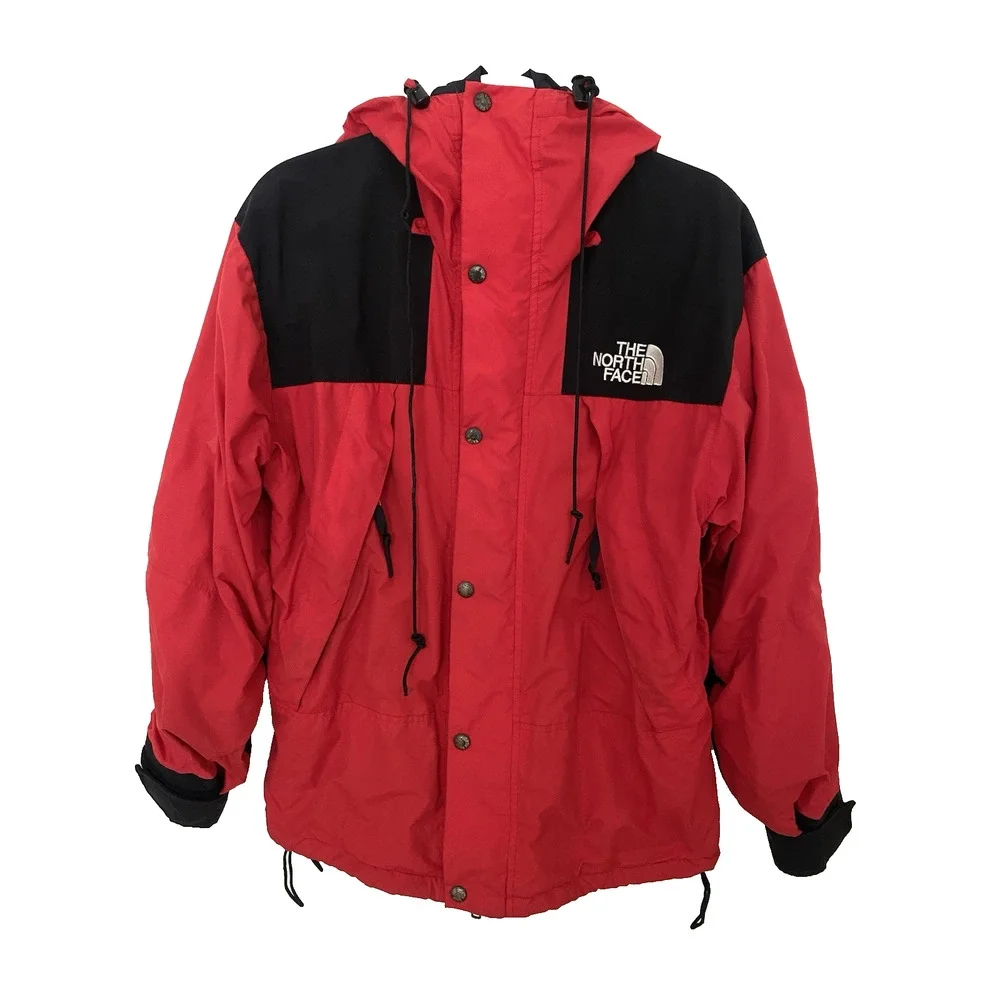 The North Face Red and Black Hooded Gore-Tex Jacket